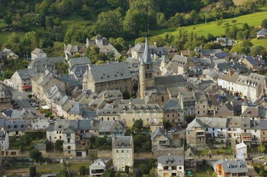 Saint-Côme-dʼOlt Au Pont D'Olt酒店 外观 照片
